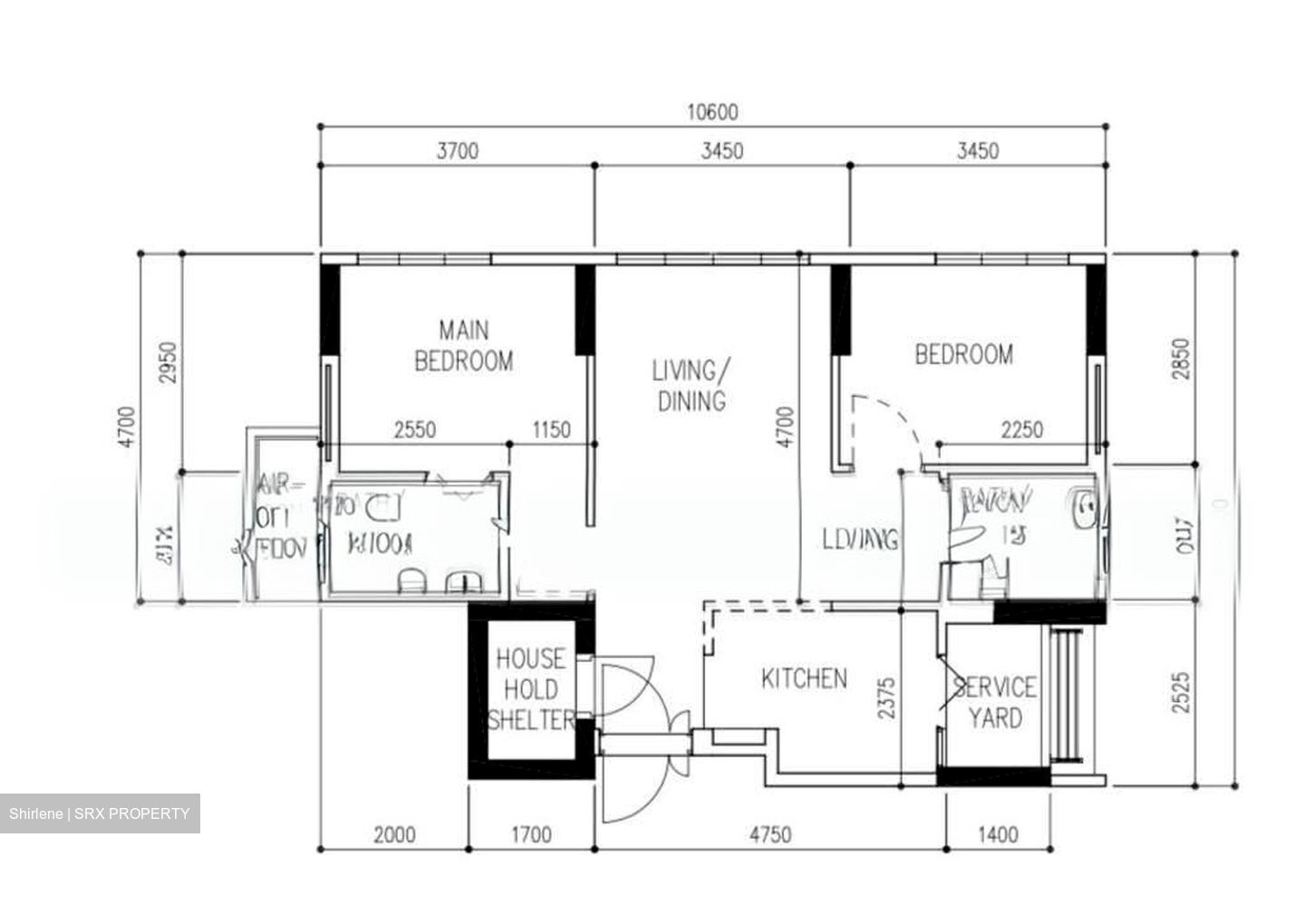 Blk 103B Alkaff Courtview (Toa Payoh), HDB 3 Rooms #566630041